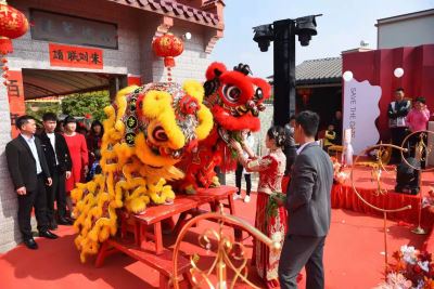 便利店开业舞狮/醒狮点睛仪式
